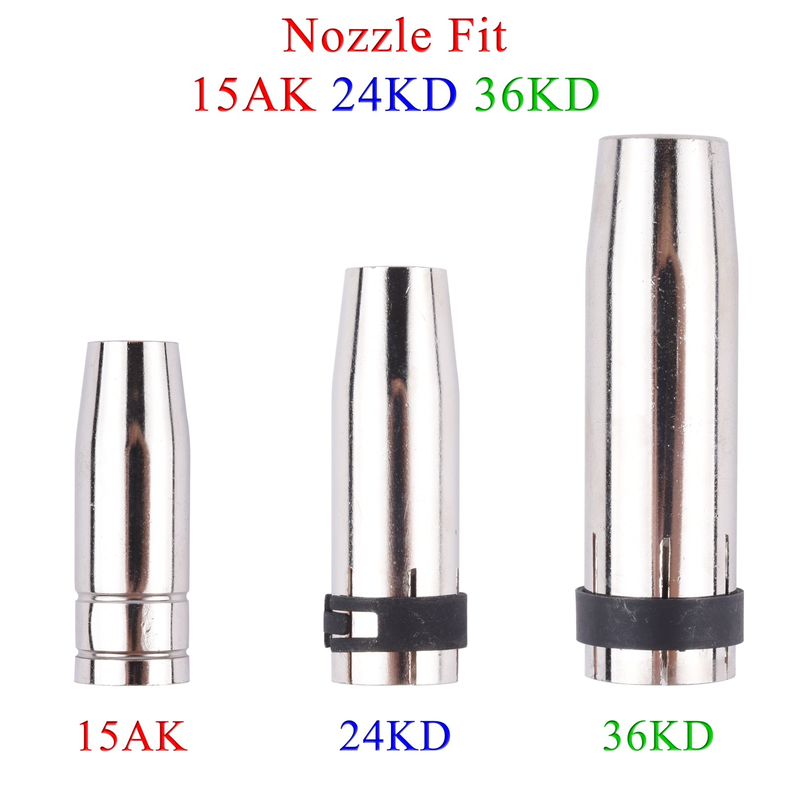 Gas Nozzle Pure Copper Euro Conical Shield Cup Tips Nozzle - KiwisLove