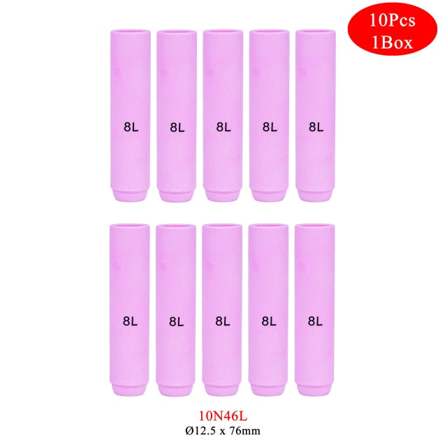 10Pcs 76mm 10N46L 10N47L 10N48L 10N49L 10N50L Alumina Nozzles - KiwisLove