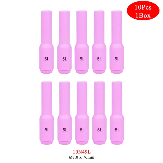 10Pcs 76mm 10N46L 10N47L 10N48L 10N49L 10N50L Alumina Nozzles - KiwisLove