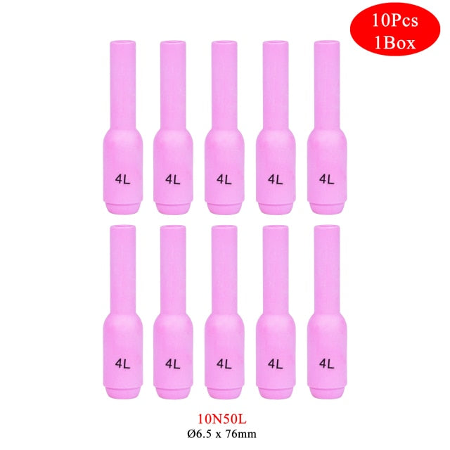 10Pcs 76mm 10N46L 10N47L 10N48L 10N49L 10N50L Alumina Nozzles - KiwisLove