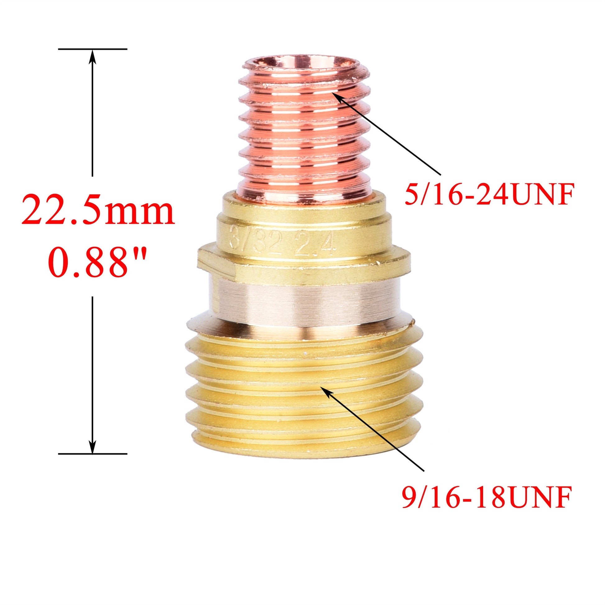 TIG Gas Lens Collet Body 45V42G 45V43G 45V44G 45V45G For WP9 20 25 - KiwisLove