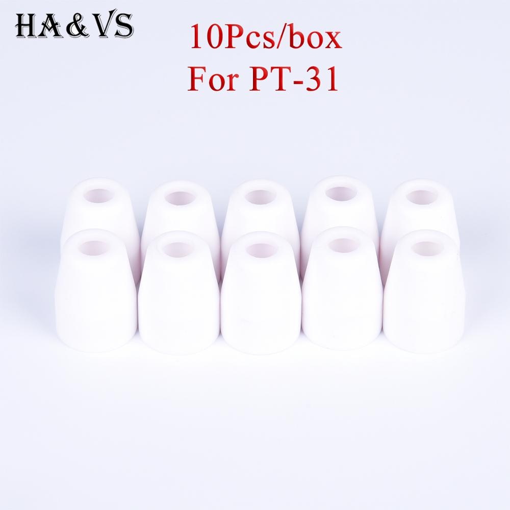 10Pcs PT31 Ceramic Shield Cup/Cap Inverte Air Plasma Cutter - KiwisLove
