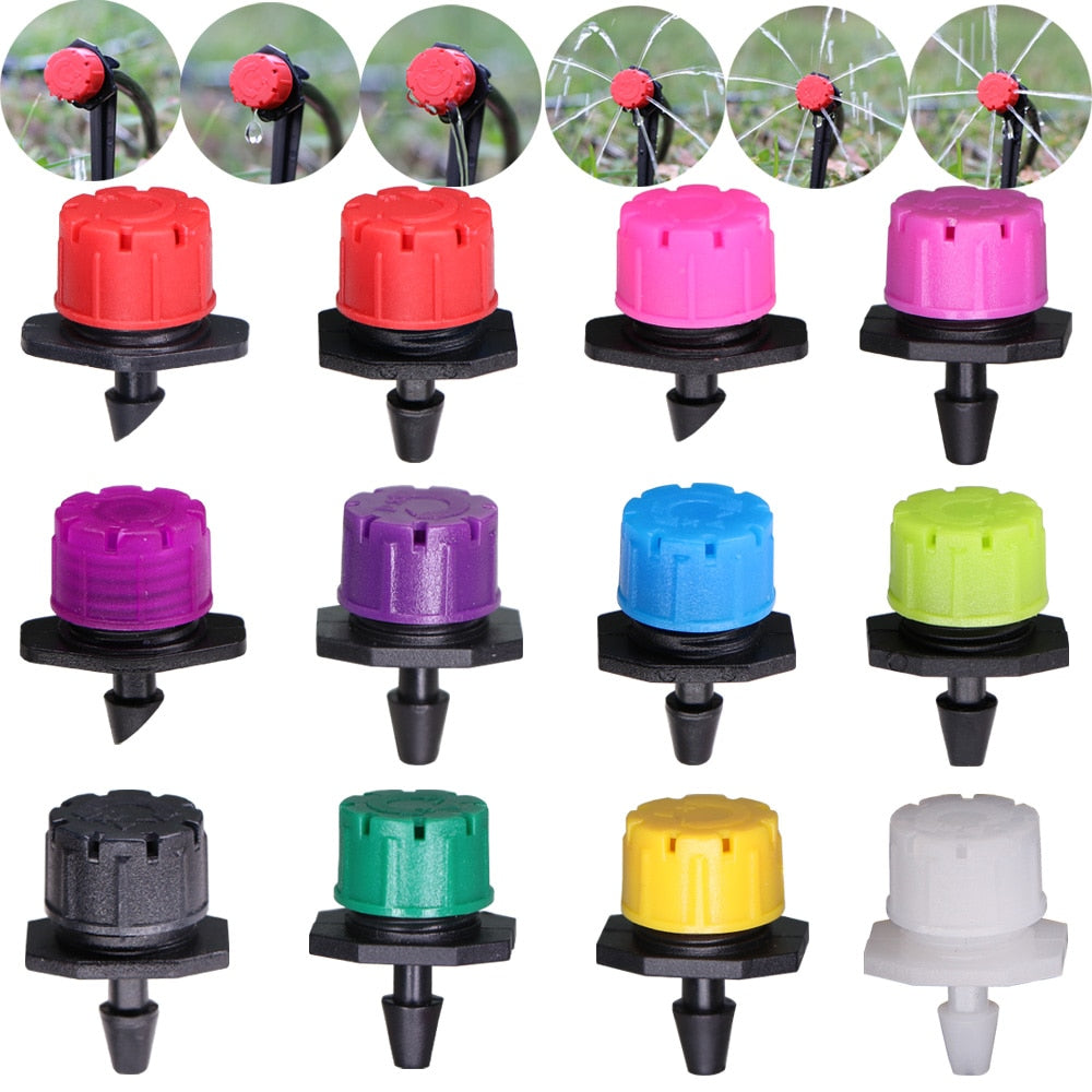 Adjustable 8-Holes Drippers Garden Irrigation Spinkler Nozzle - KiwisLove