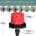 Adjustable 8-Holes Drippers Garden Irrigation Spinkler Nozzle - KiwisLove