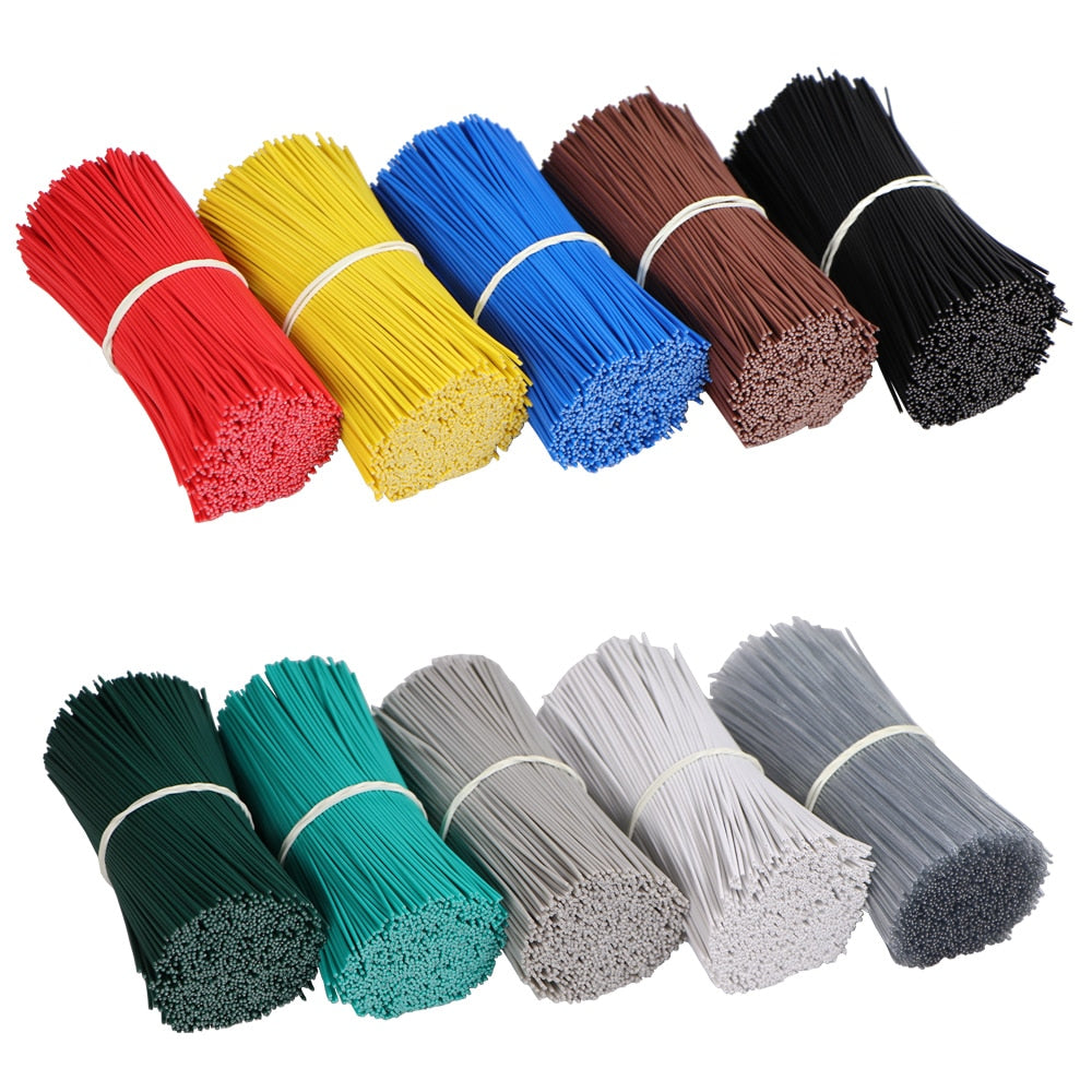 100PCS Round  Plastic Twist Tie with Iron Core Bendable Plant Training Wire - KiwisLove