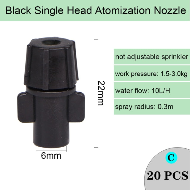 Irrigation Rotating Misting Refraction Hanging Nozzle Sprinkler Dripper - KiwisLove