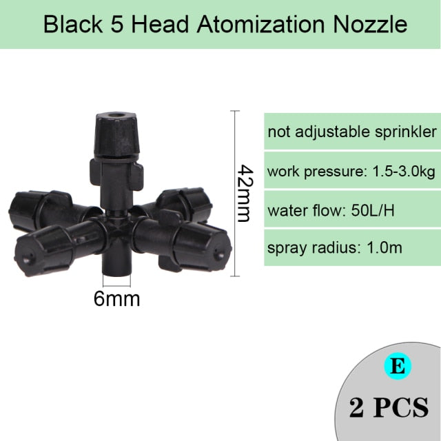 Irrigation Rotating Misting Refraction Hanging Nozzle Sprinkler Dripper - KiwisLove