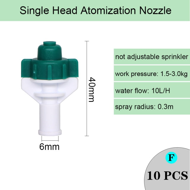 Irrigation Rotating Misting Refraction Hanging Nozzle Sprinkler Dripper - KiwisLove