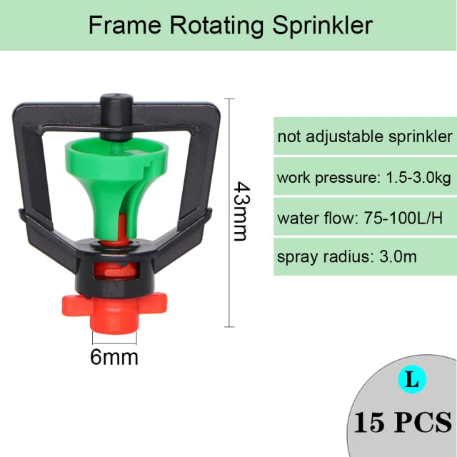 Irrigation Rotating Misting Refraction Hanging Nozzle Sprinkler Dripper - KiwisLove