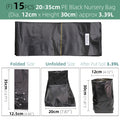 Garden PE Environmental Black Plastic Breathable Anti-UV Nursery Bags - KiwisLove