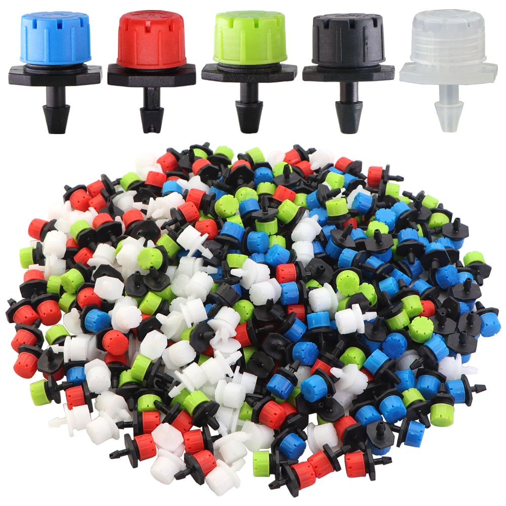 Adjustable Irrigation Dripper Sprinkler 8 Hole Micro Flow Emitter Atomizer - KiwisLove