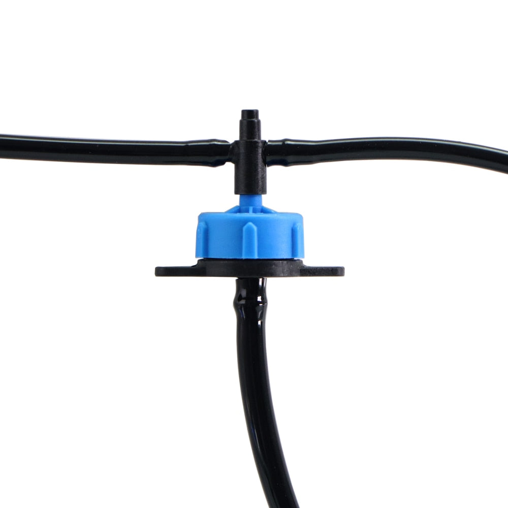 Irrigation Steady Flow Dripper With 4-Way 1/8" Water Pipe Cross Connector - KiwisLove