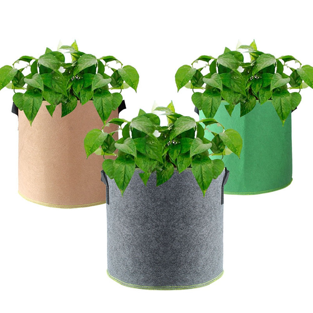 Grow Bags Garden Non-Woven Aeration Plant Fabric Pot Potato Radish - KiwisLove