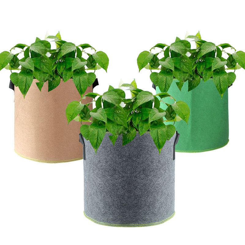 Grow Bags Garden Non-Woven Aeration Plant Fabric Pot Potato Radish - KiwisLove