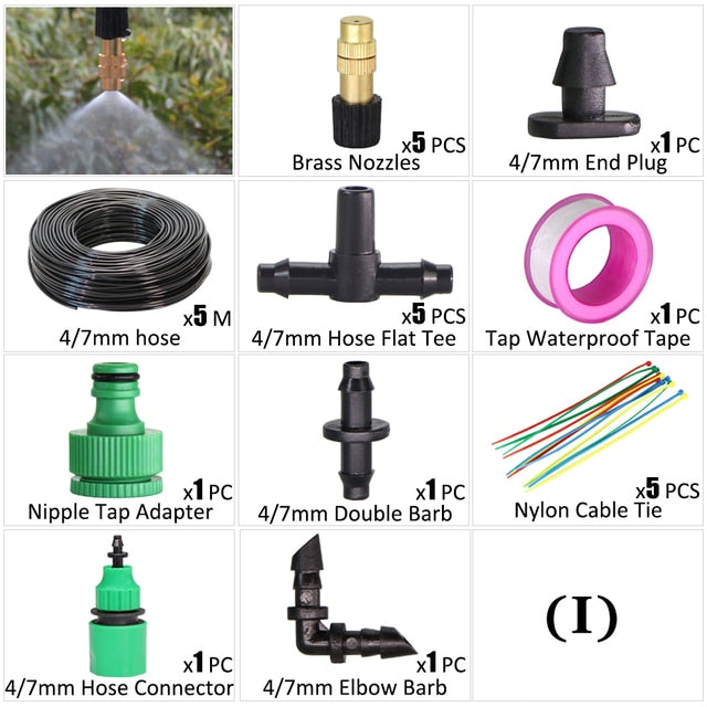 Automatic Spray Atomization Watering System Garden Drip Irrigation Kit - KiwisLove