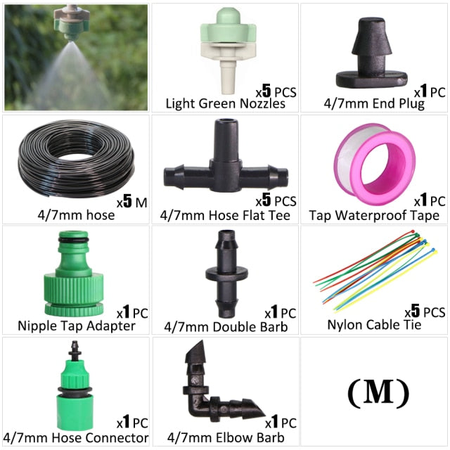 Automatic Spray Atomization Watering System Garden Drip Irrigation Kit - KiwisLove