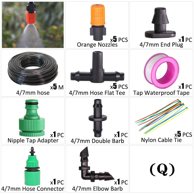 Automatic Spray Atomization Watering System Garden Drip Irrigation Kit - KiwisLove