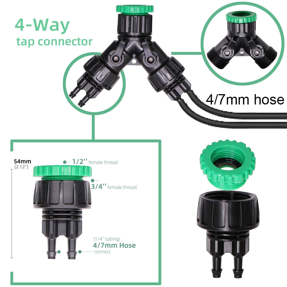 5-50m Drip Emitter Garden Irrigation Compensation Regulator System - KiwisLove