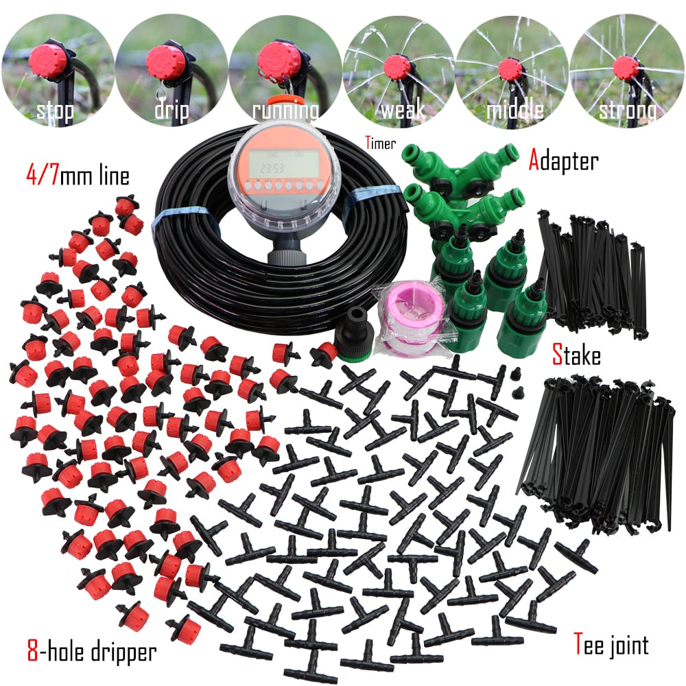 Automatic Watering Adjustable Drip Irrigation System Timer Controller ...