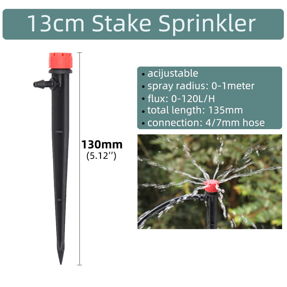 20 pcs 360 Degree Adjustable 13cm Irrigation Dripper Inserting Ground - KiwisLove