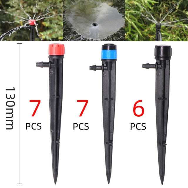 20 pcs 360 Degree Adjustable 13cm Irrigation Dripper Inserting Ground - KiwisLove