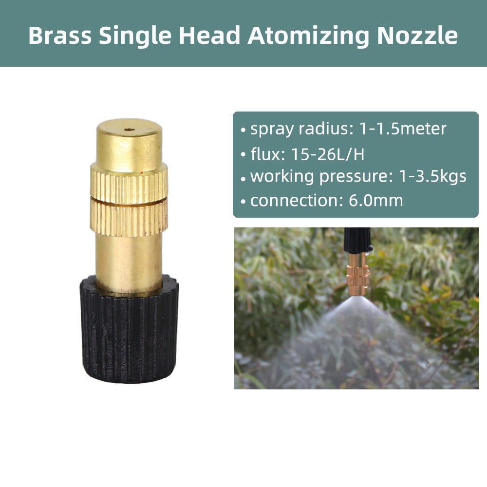 Greenhouse Brass Drip Irrigation Watering Kit System 1/4''Automatic - KiwisLove