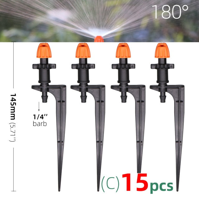 7.5mm Watering Nozzle with 15cm Holder Stand Garden Irrigation Sprinklers - KiwisLove