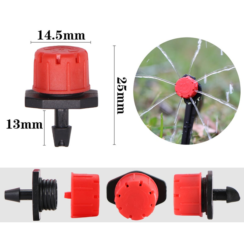 Hose Micro Drip Irrigation Watering Kit  Flow Dripper Sprinkler Spray Mist - KiwisLove