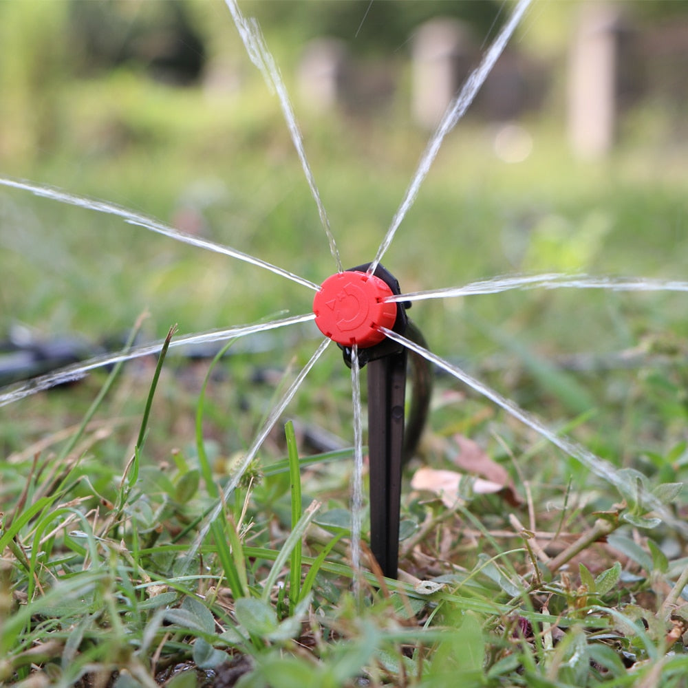 Hose Micro Drip Irrigation Watering Kit  Flow Dripper Sprinkler Spray Mist - KiwisLove