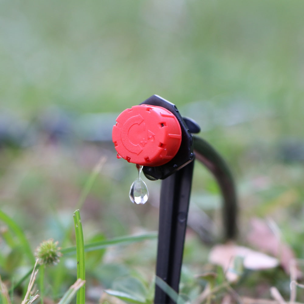 Hose Micro Drip Irrigation Watering Kit  Flow Dripper Sprinkler Spray Mist - KiwisLove