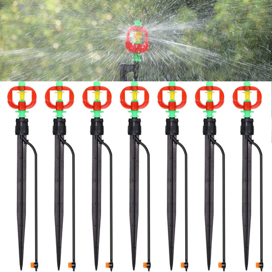 360 Degrees Rotating Sprayer Refraction Mist Nozzles - KiwisLove