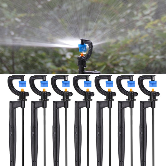 Rotating Sprayer Refraction Mist Nozzles with Stakes Connector - KiwisLove
