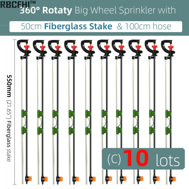 Rotating Sprayer Refraction Mist Nozzles with Stakes Connector - KiwisLove