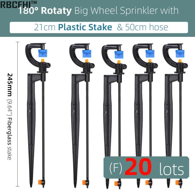 Rotating Sprayer Refraction Mist Nozzles with Stakes Connector - KiwisLove
