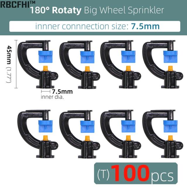 Rotating Sprayer Refraction Mist Nozzles with Stakes Connector - KiwisLove