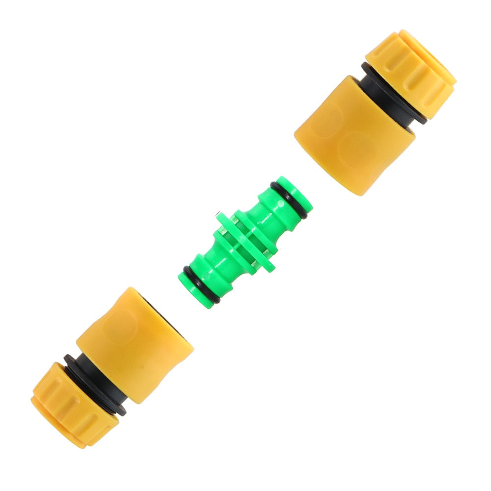 Garden Hose Connector Kit Tap 3/4" Male Female Thread Nipple Joint - KiwisLove