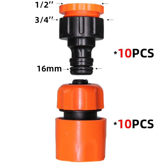10 SET 1/2" Adapter Plug Quick Coupling Hose Tube Connector - KiwisLove