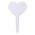 Garden Planting Tag Ring Hook Tree Markers Sign Heart Shape Plastic Waterproof Re-Usable Hanging Label Stakes For Flower Nursery - KiwisLove