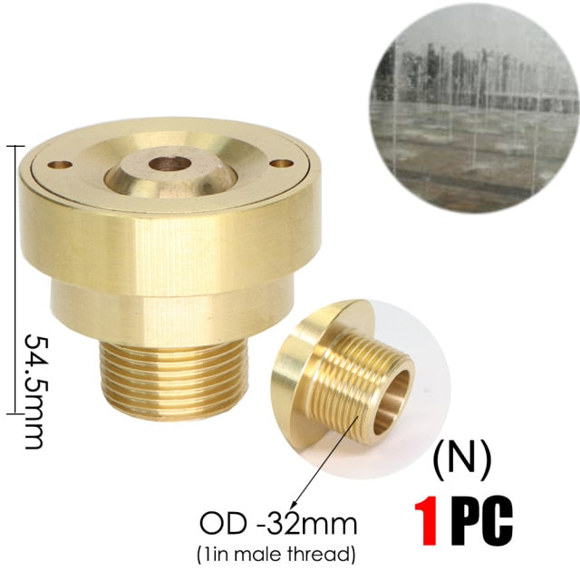 15 Types of Horticulture Brass Fountain Nozzles Sprinklers Pond Rotating - KiwisLove