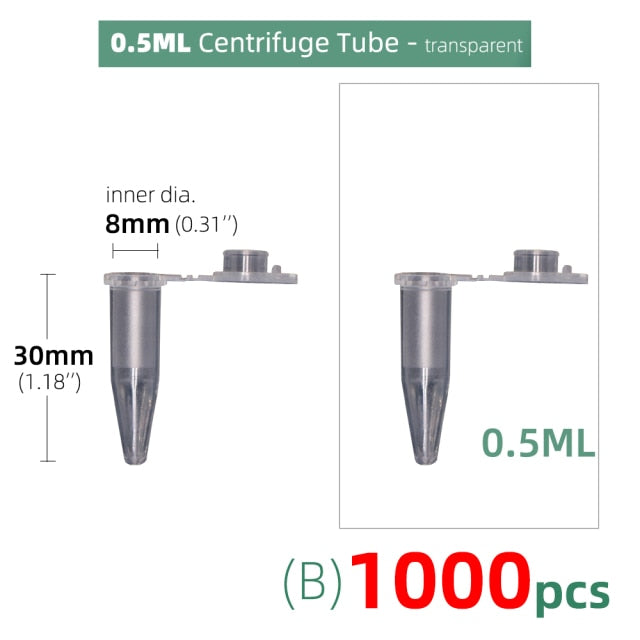 Garden Storage Clear Plastic Bottle Centrifuge Tube Transparent Container - KiwisLove