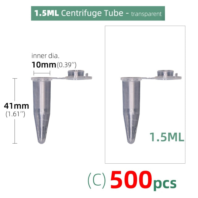 Garden Storage Clear Plastic Bottle Centrifuge Tube Transparent Container - KiwisLove