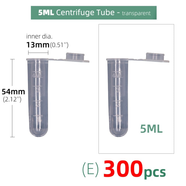 Garden Storage Clear Plastic Bottle Centrifuge Tube Transparent Container - KiwisLove