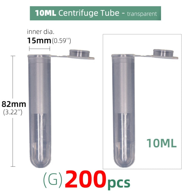 Garden Storage Clear Plastic Bottle Centrifuge Tube Transparent Container - KiwisLove
