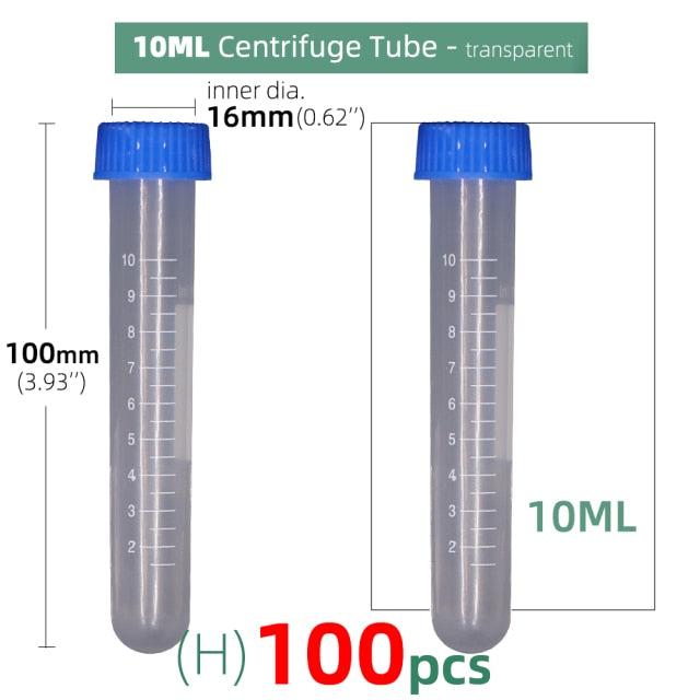 Garden Storage Clear Plastic Bottle Centrifuge Tube Transparent Container - KiwisLove