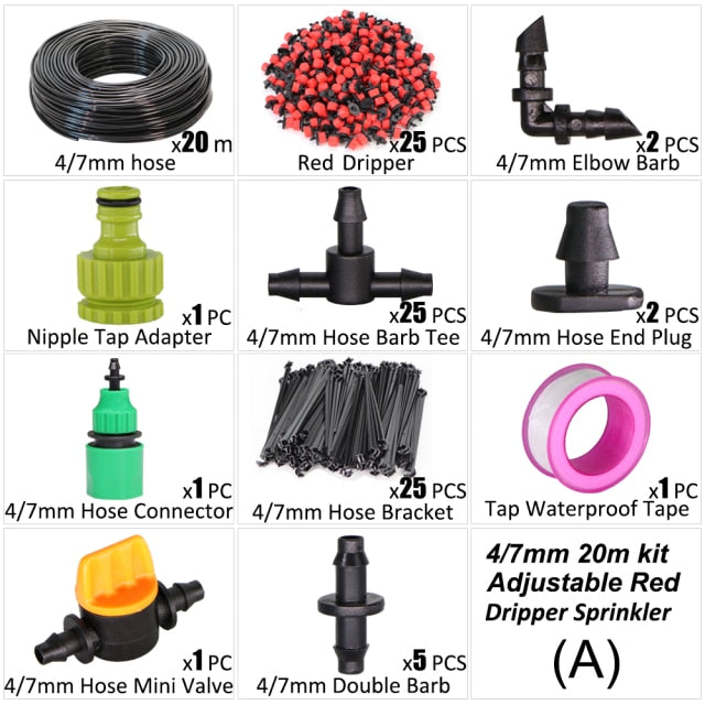 20m Garden Shower Drip Irrigation Sprayer System - KiwisLove