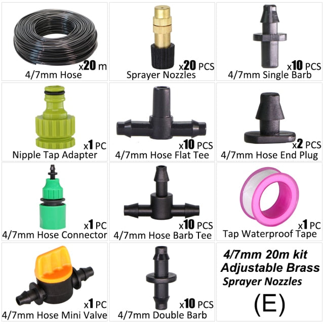 20m Garden Shower Drip Irrigation Sprayer System - KiwisLove