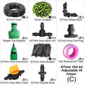 DIY 1/4" Tubing Drip Irrigation Kit Garden Watering Cooling Mist System - KiwisLove