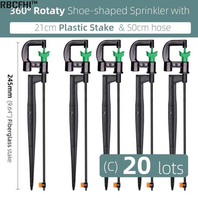 360 Degrees G Type Nozzles Sprayer Watering System Automatic Rotating - KiwisLove