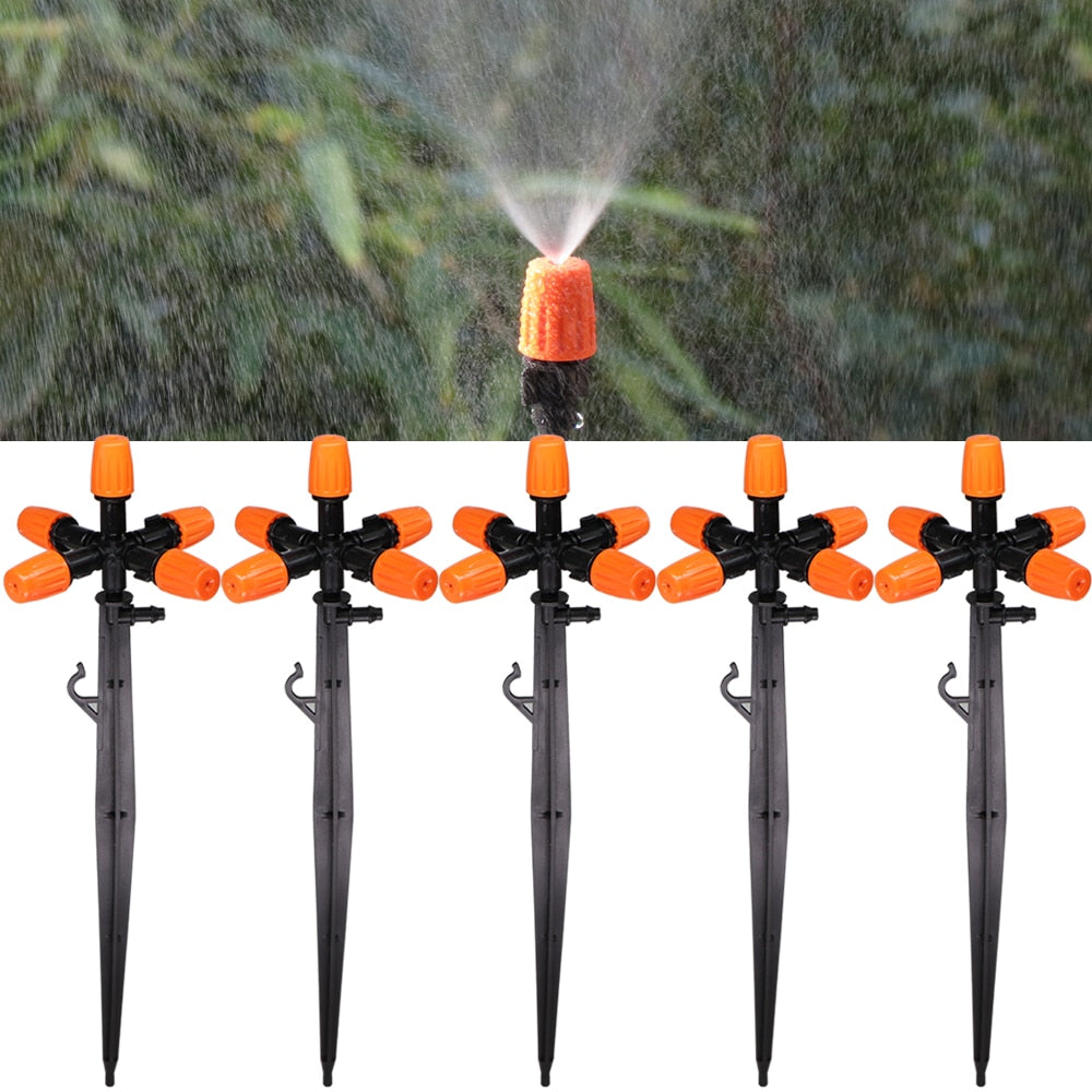 Garden Watering  Nozzle Drippers Sprayer Misting Atomizing Sprinklers - KiwisLove