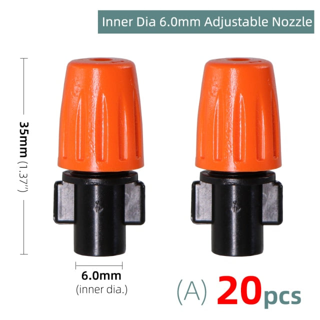 Garden Watering  Nozzle Drippers Sprayer Misting Atomizing Sprinklers - KiwisLove
